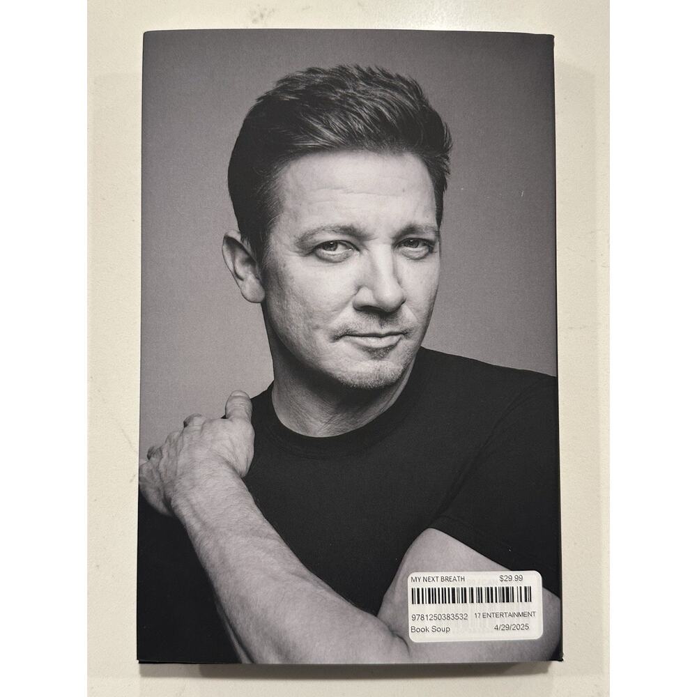 Jeremy Renner SIGNED BOOK My Next Breath Hardcover ~ AUTOGRAPHED #5 - Picture 6 of 10